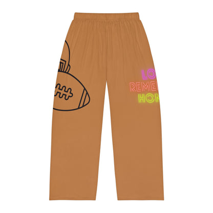 Men's Pajama Pants: Football Lite Brown