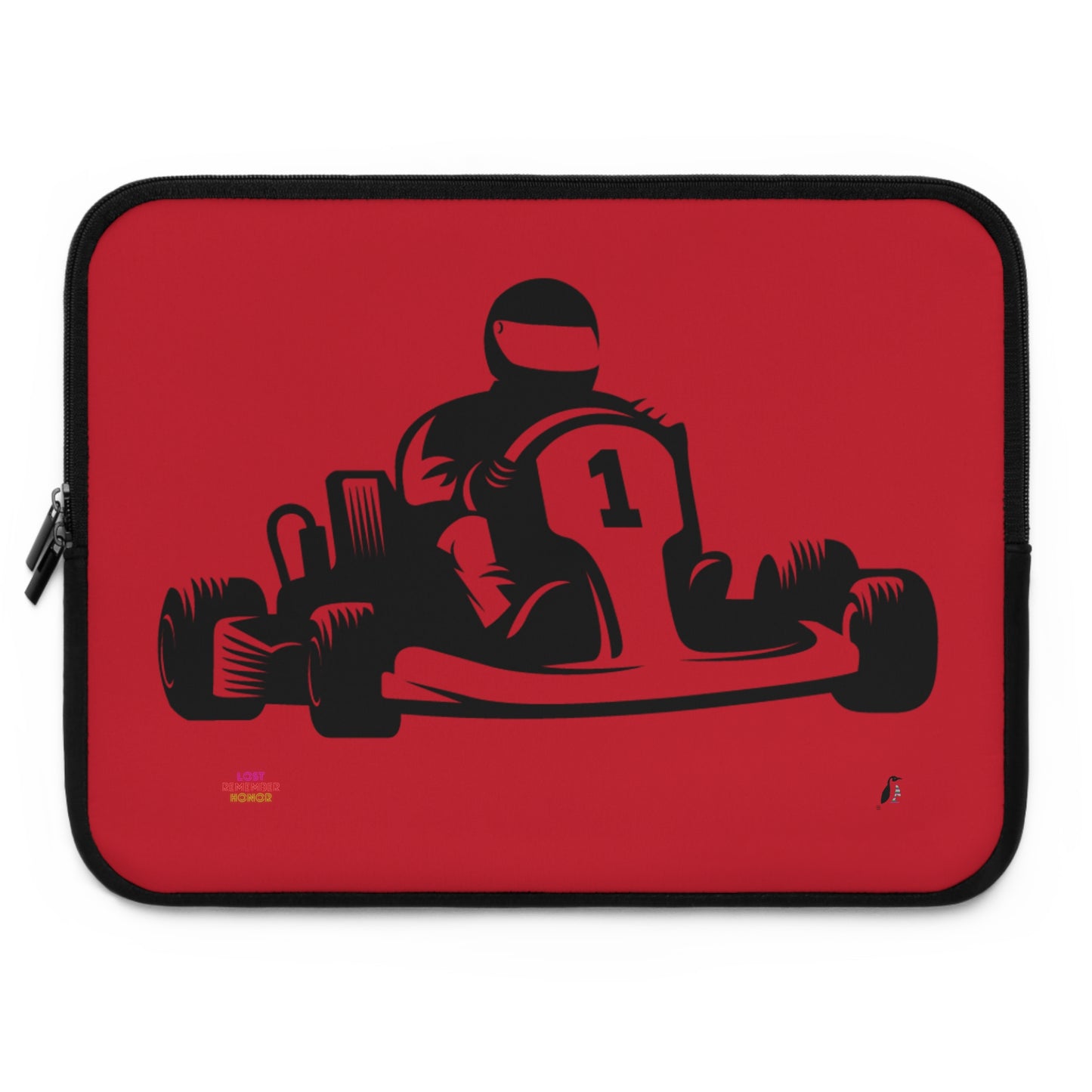 Laptop Sleeve: Racing Dark Red