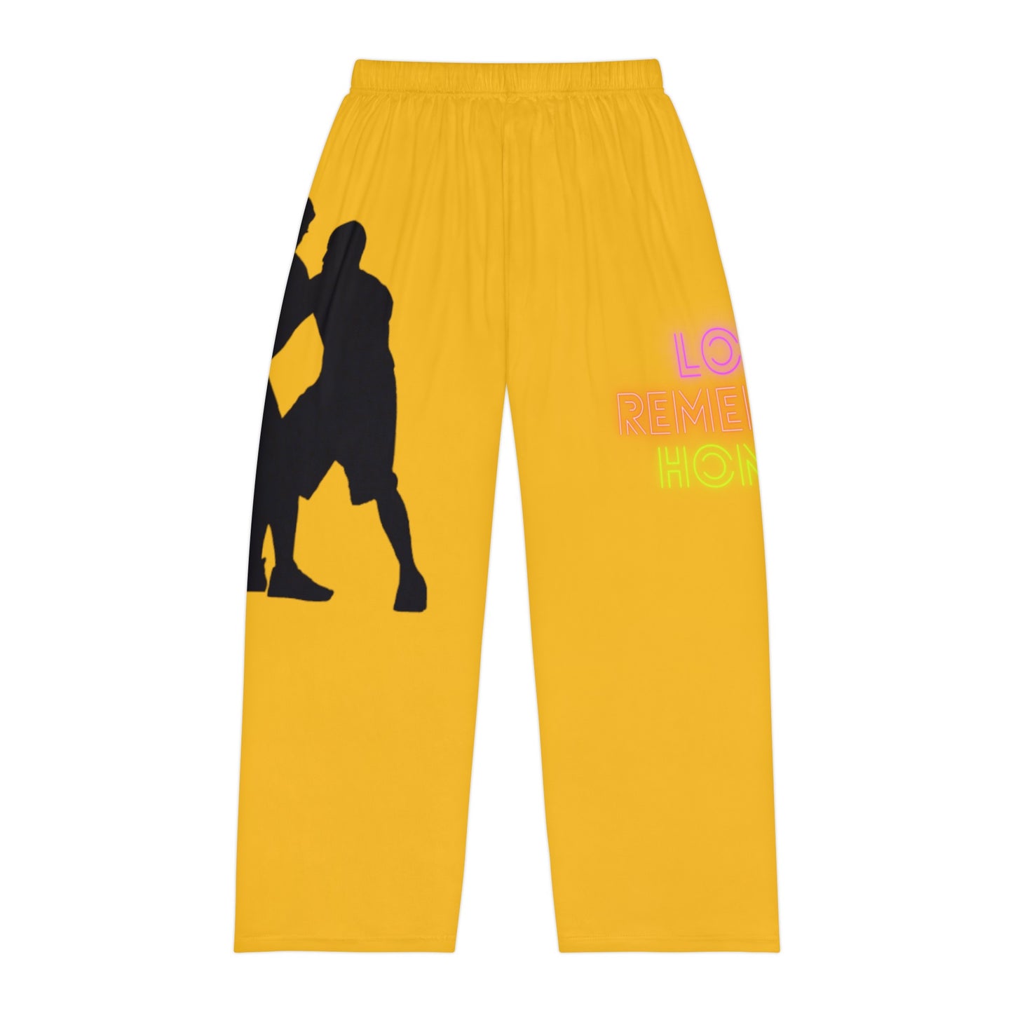 Men's Pajama Pants: Basketball Yellow