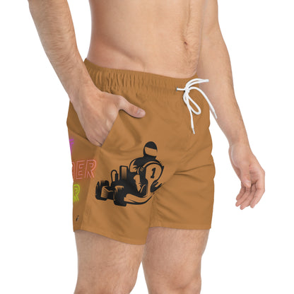 Swim Trunks: Racing Lite Brown