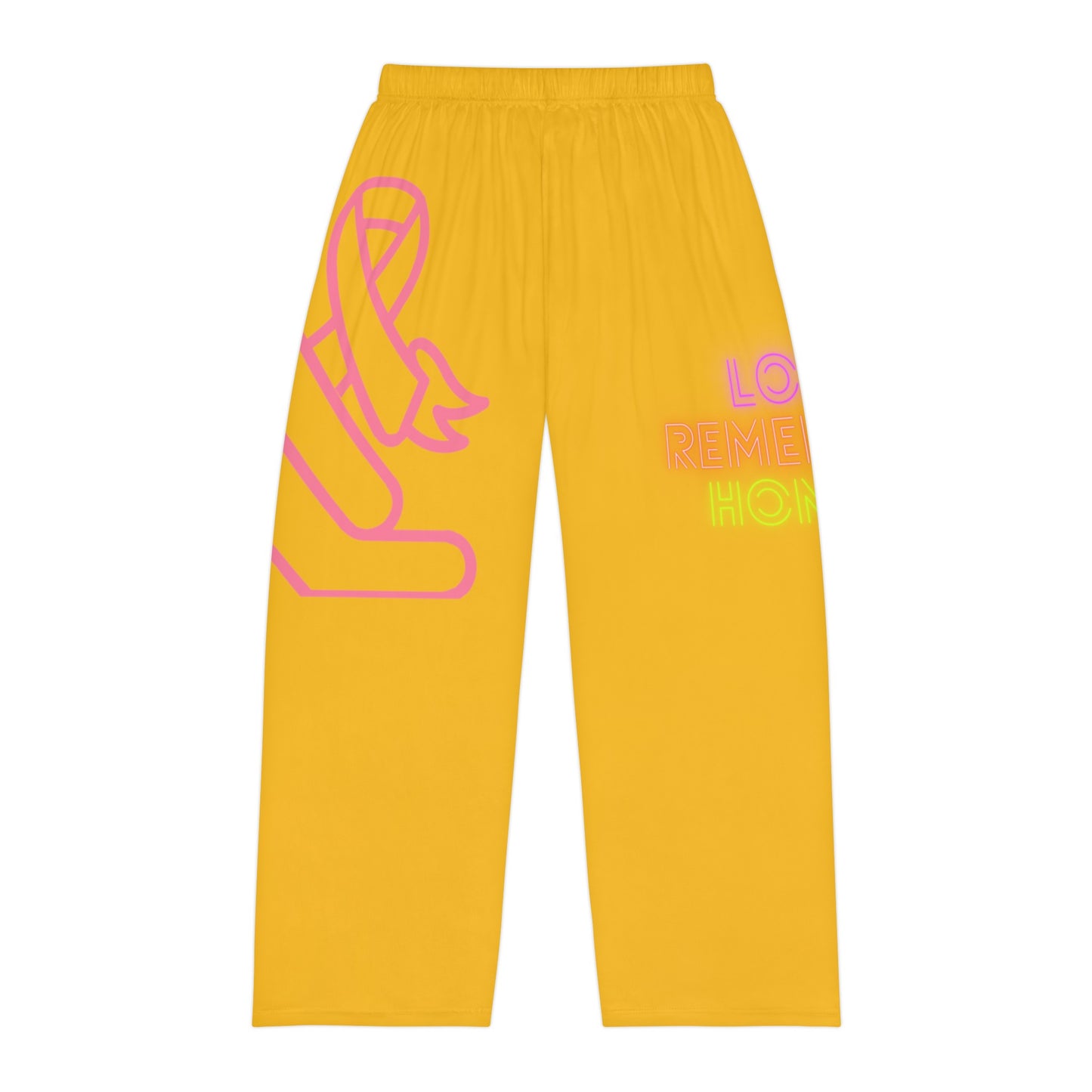 Men's Pajama Pants: Fight Cancer Yellow