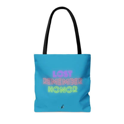 Tote Bag: Baseball Turquoise