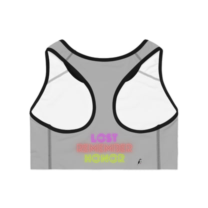 Sports Bra: Racing Lite Grey