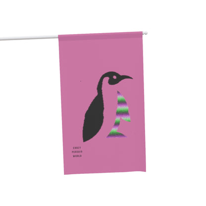 House Banner: Crazy Penguin World Logo Lite Pink