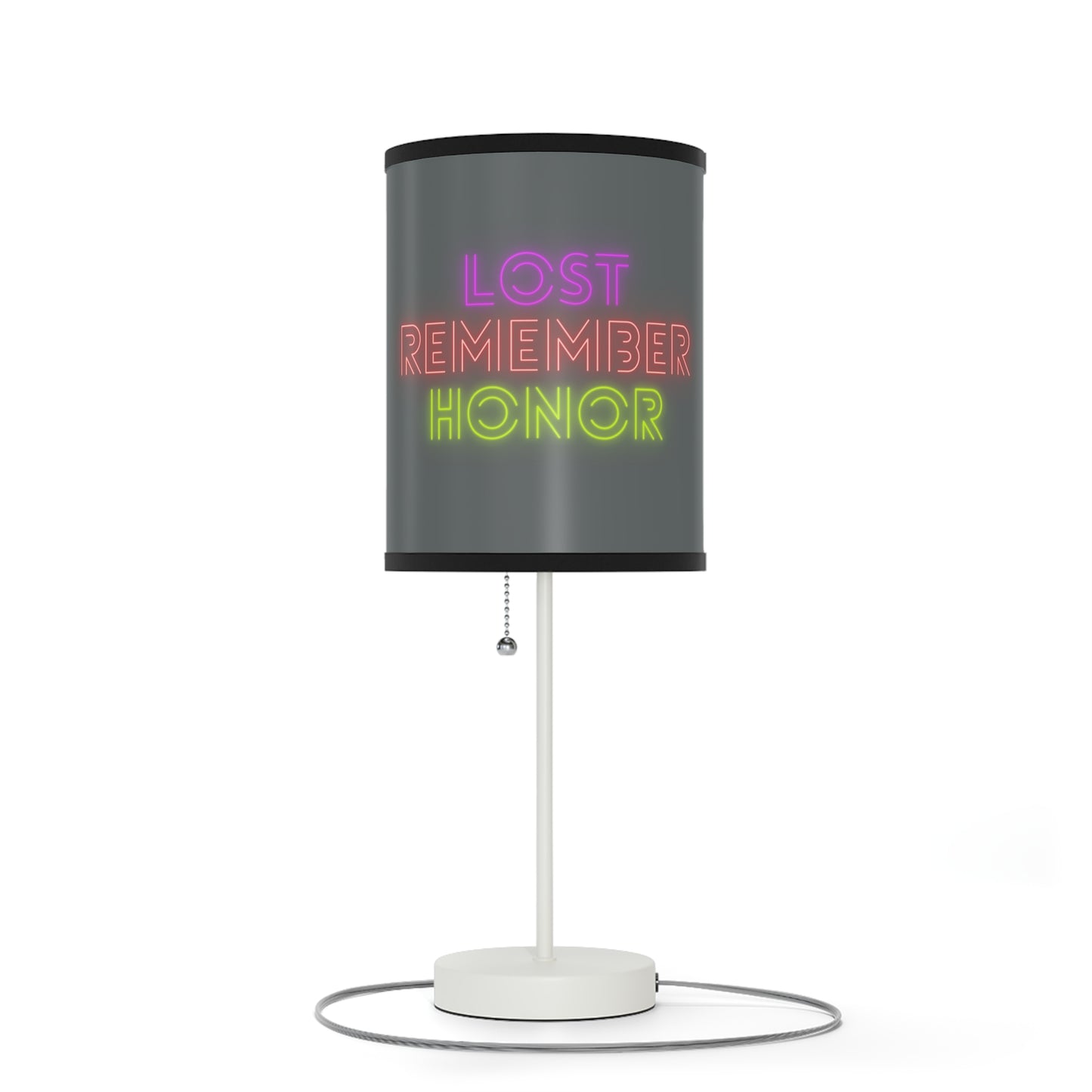 Lamp on a Stand, US|CA plug: Wolves Dark Grey