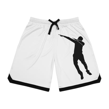 Basketball Rib Shorts: Dance White