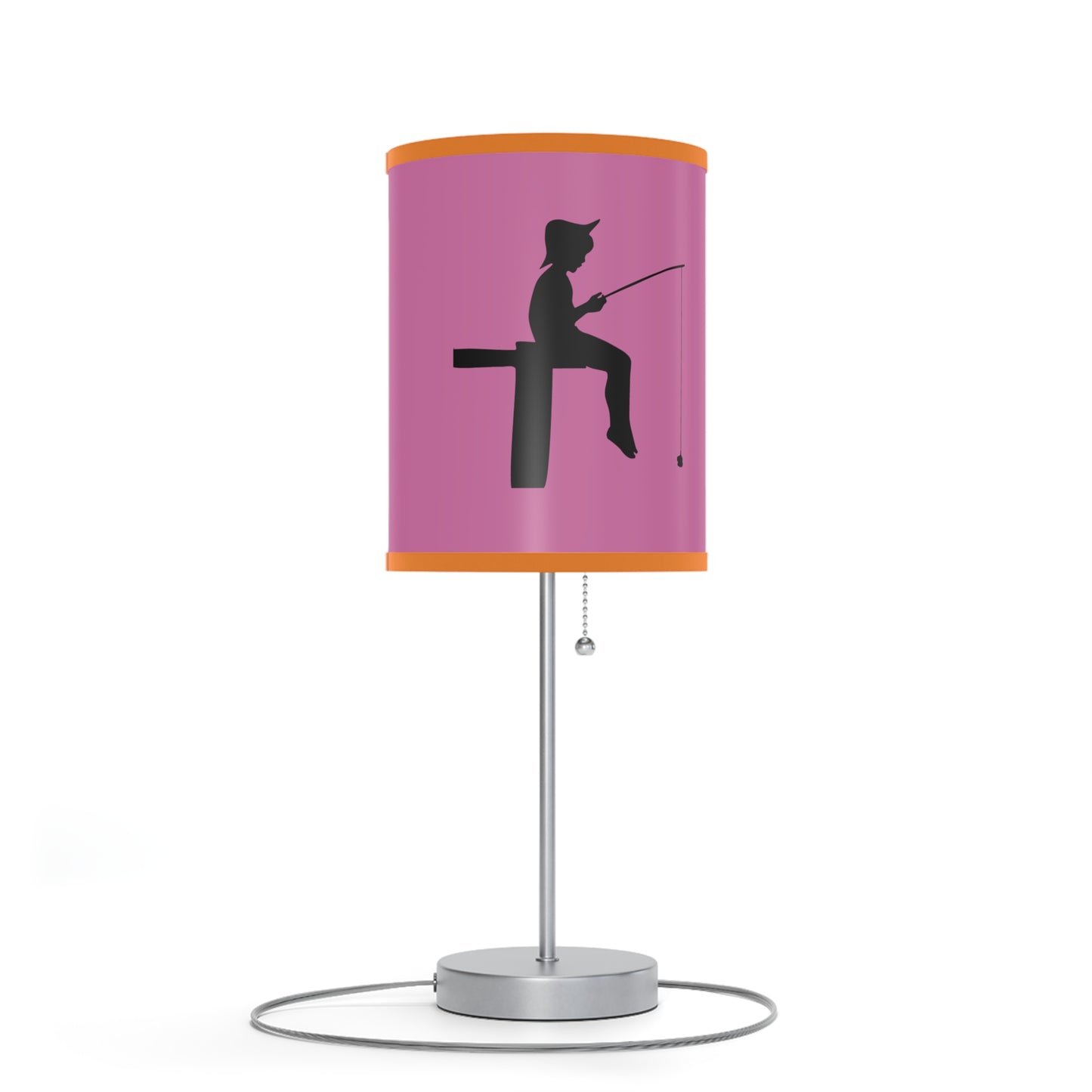 Lamp on a Stand, US|CA plug: Fishing Lite Pink