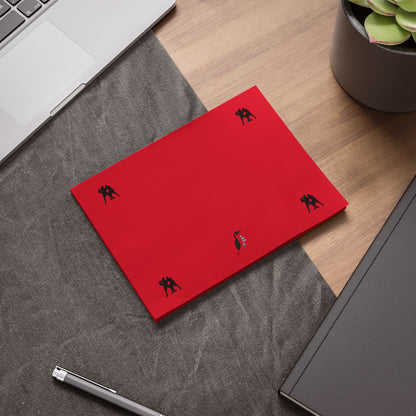 Post-it® Note Pads: Basketball Dark Red