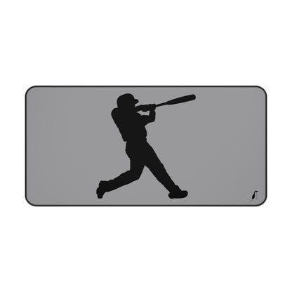 Desk Mat: Baseball Grey