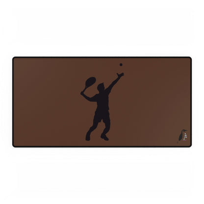 Desk Mats: Tennis Brown