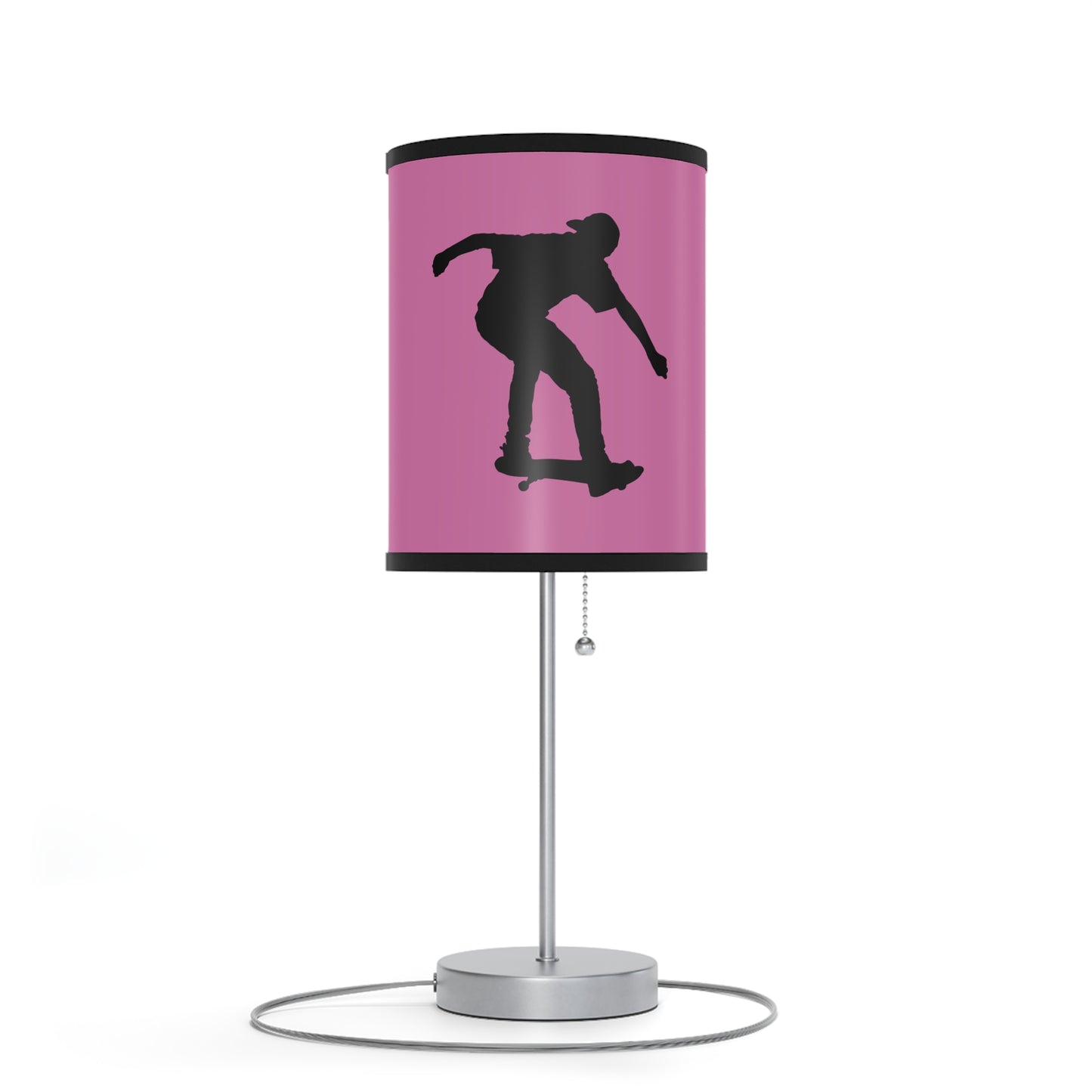 Lamp on a Stand, US|CA plug: Skateboarding Lite Pink