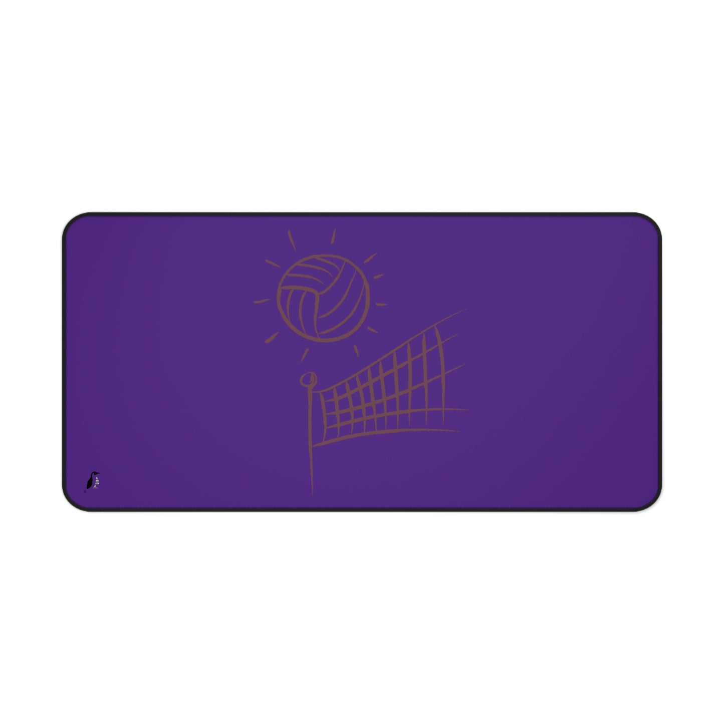 Desk Mat: Volleyball Purple