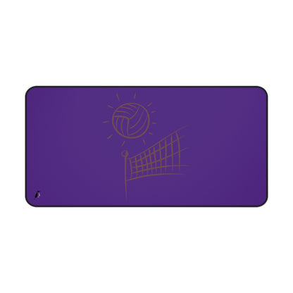 Desk Mat: Volleyball Purple