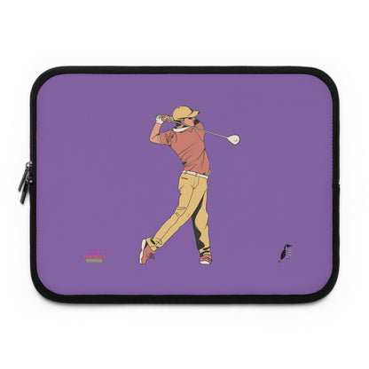 Laptop Sleeve: Golf Lite Purple