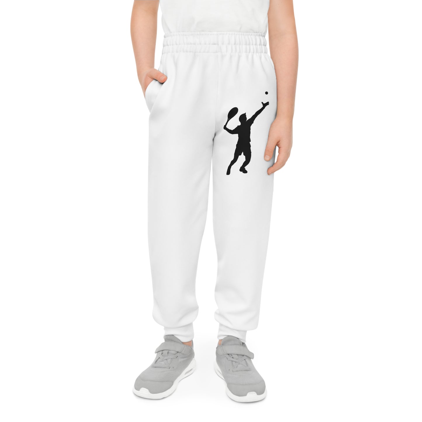 Youth Joggers: Tennis White