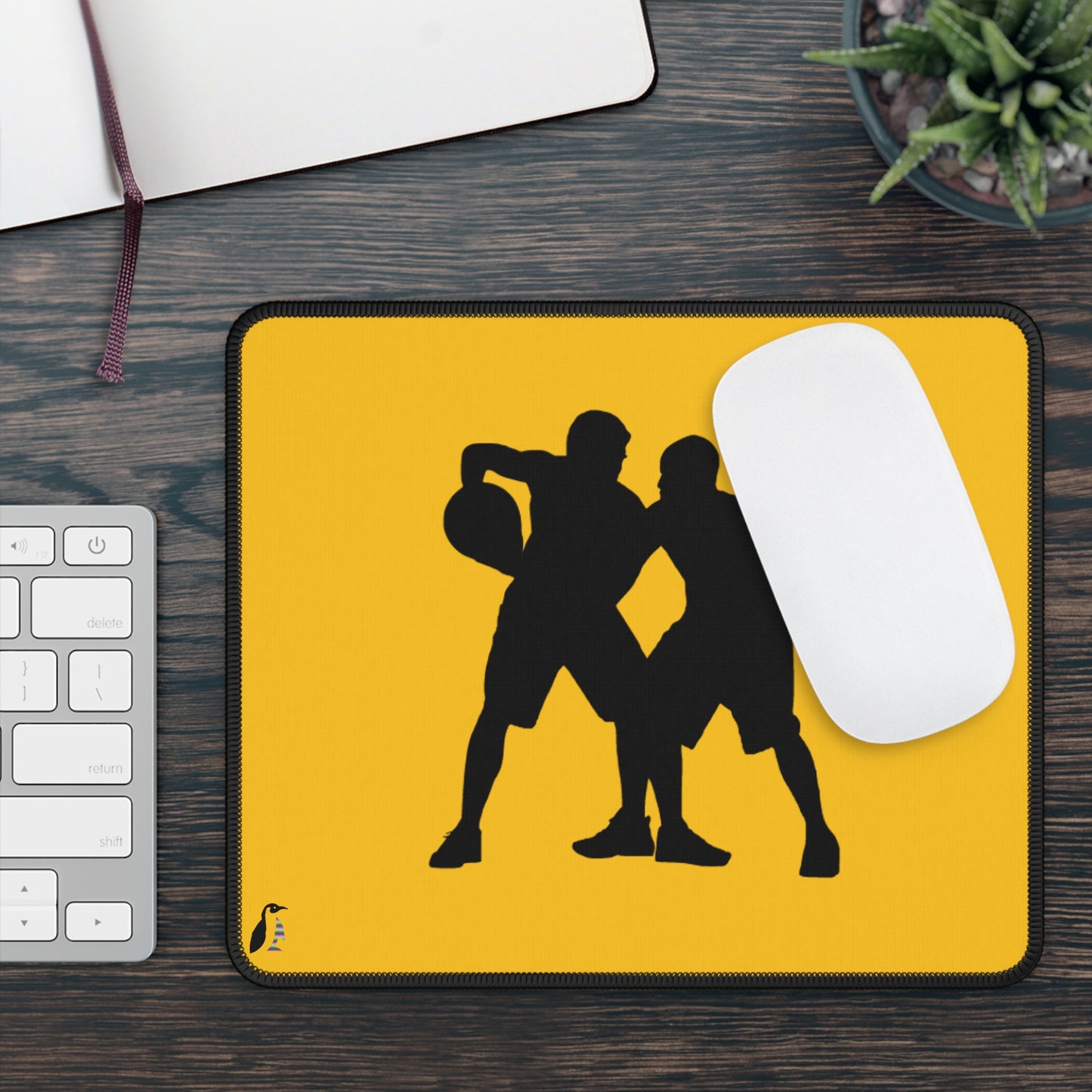 Gaming Mouse Pad: Basketball Yellow