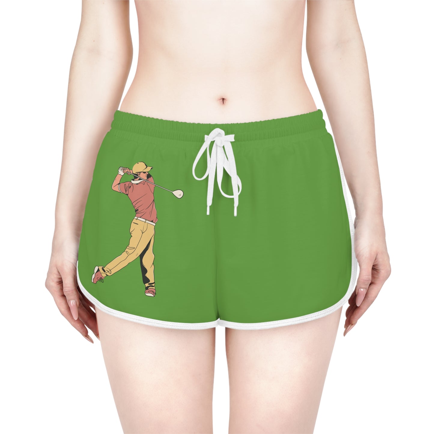 Women's Relaxed Shorts: Golf Green