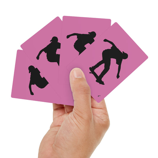 Poker Cards: Skateboarding Lite Pink