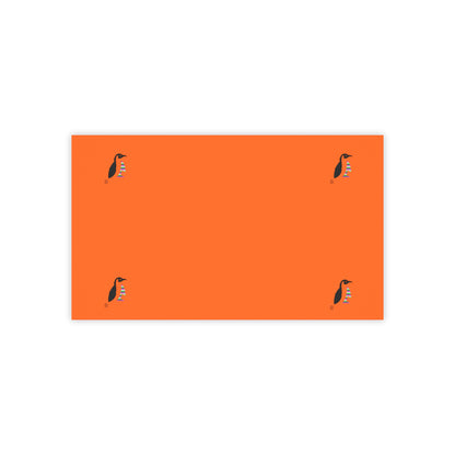 Post-it® Note Pads: Crazy Penguin World Logo Orange