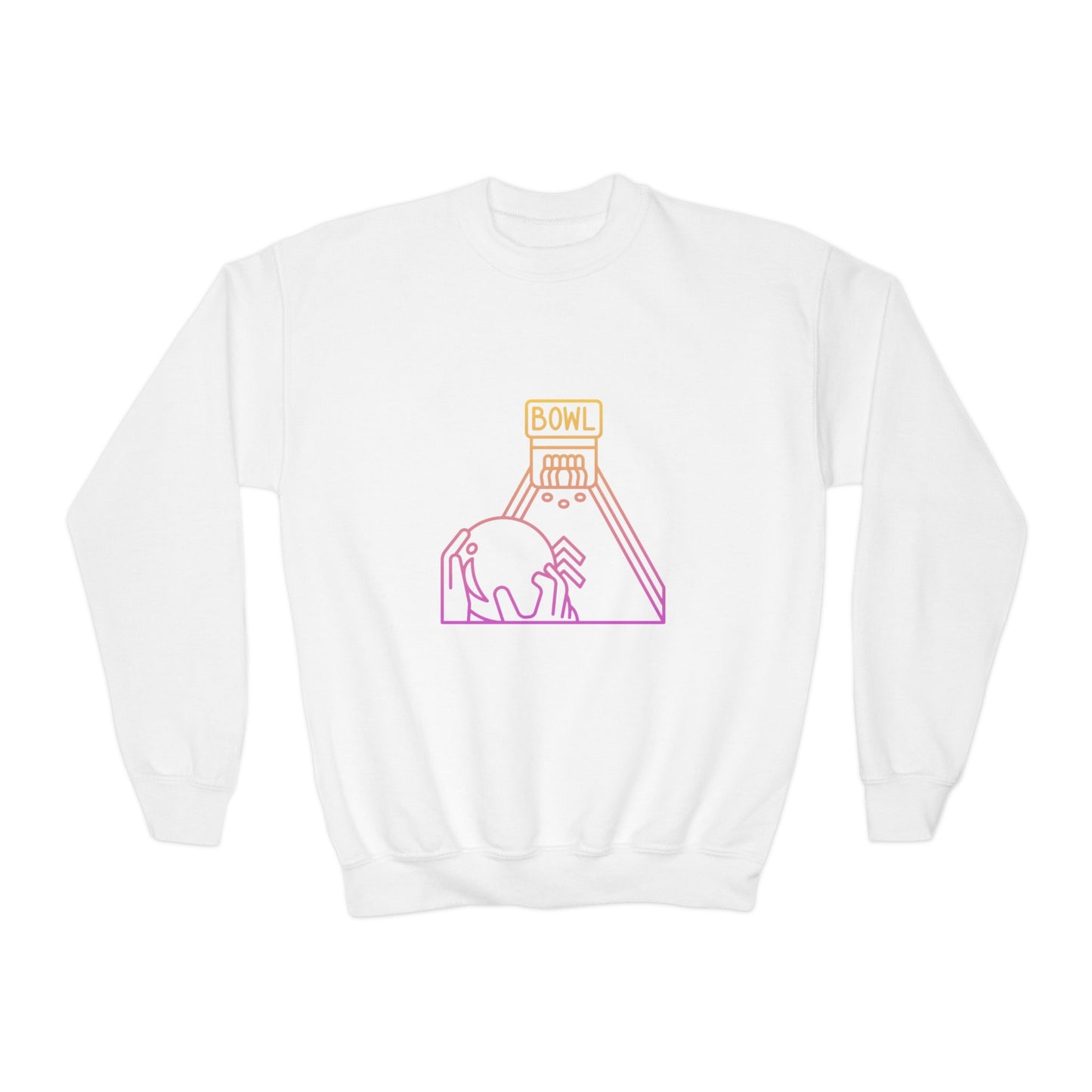 Youth Crewneck Sweatshirt: Bowling 