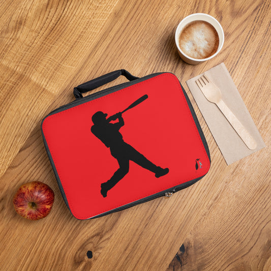 Lunch Bag: Baseball Red