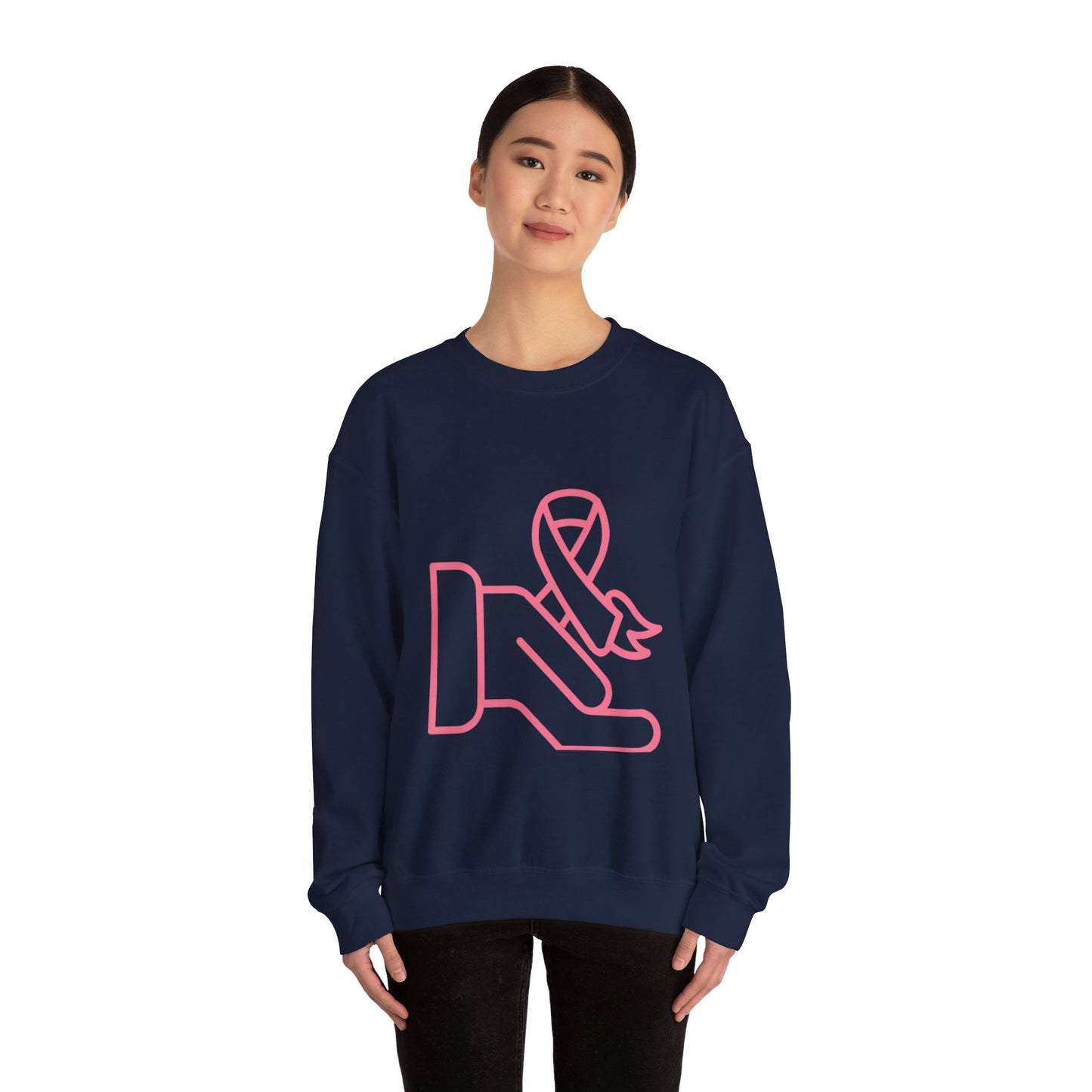 Heavy Blend™ Crewneck Sweatshirt: Fight Cancer #2