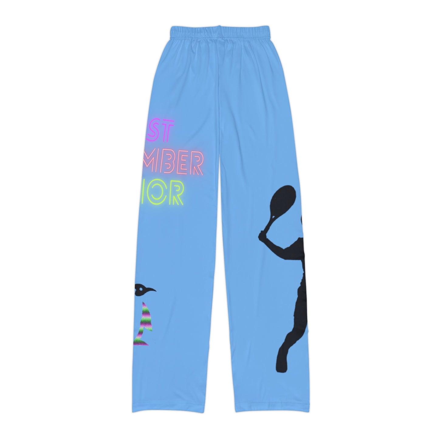 Kids Pajama Pants: Tennis Lite Blue