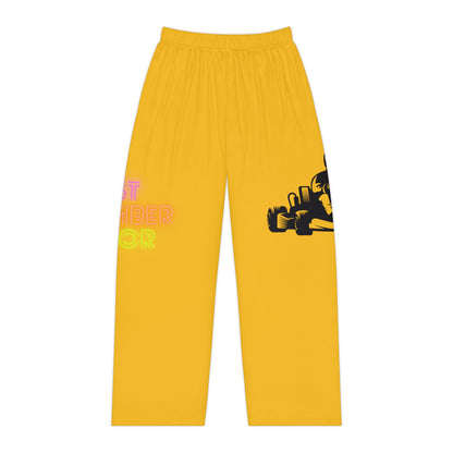 Pambabaeng Pajama Pants: Racing Yellow 