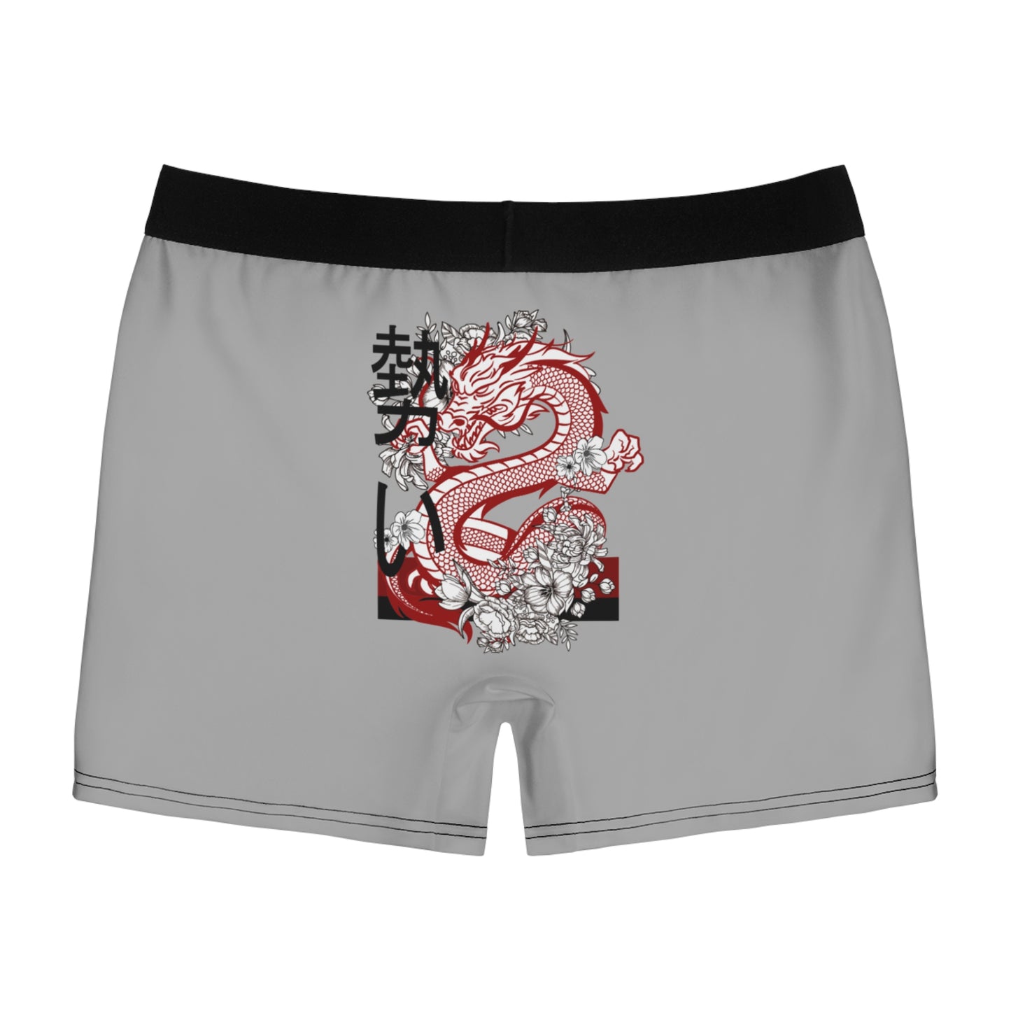 Men's Boxer Briefs: Dragons Lite Grey