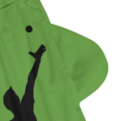 Basketball Rib Shorts: Tennis Green