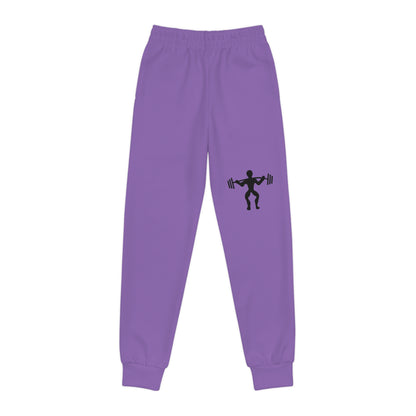 Youth Joggers: Weightlifting Lite Purple