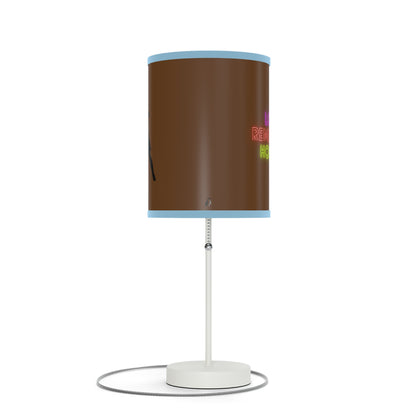 Lamp on a Stand, US|CA plug: Soccer Brown