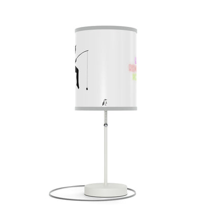 Lamp on a Stand, US|CA plug: Fishing White 