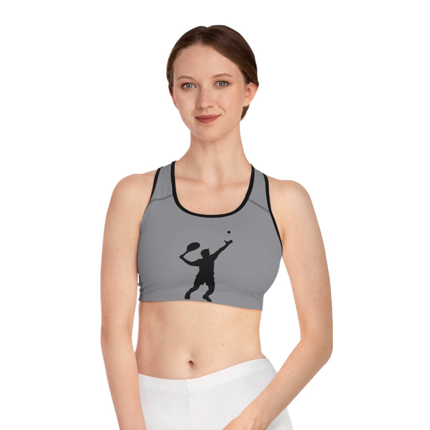 Sports Bra: Tennis Grey