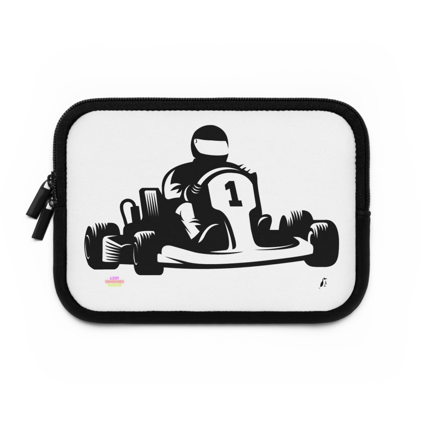 Laptop Sleeve: Racing White