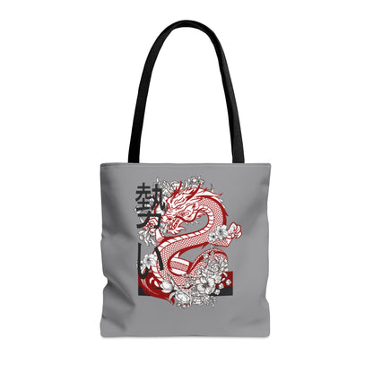 Tote Bag: Dragons Grey