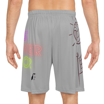 Basketball Shorts: Volleyball Lite Grey