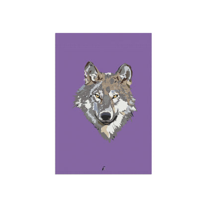 Garden & House Banner: Wolves Lite Purple