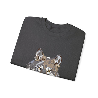 Heavy Blend™ Crewneck Sweatshirt: Wolves #2