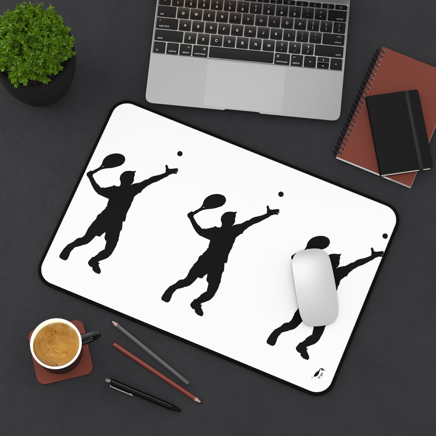 Desk Mat: Tennis White