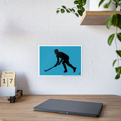Gloss Posters: Hockey Turquoise
