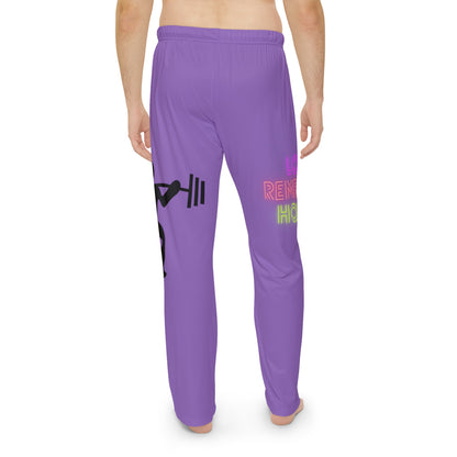 Men's Pajama Pants: Weightlifting Lite Purple