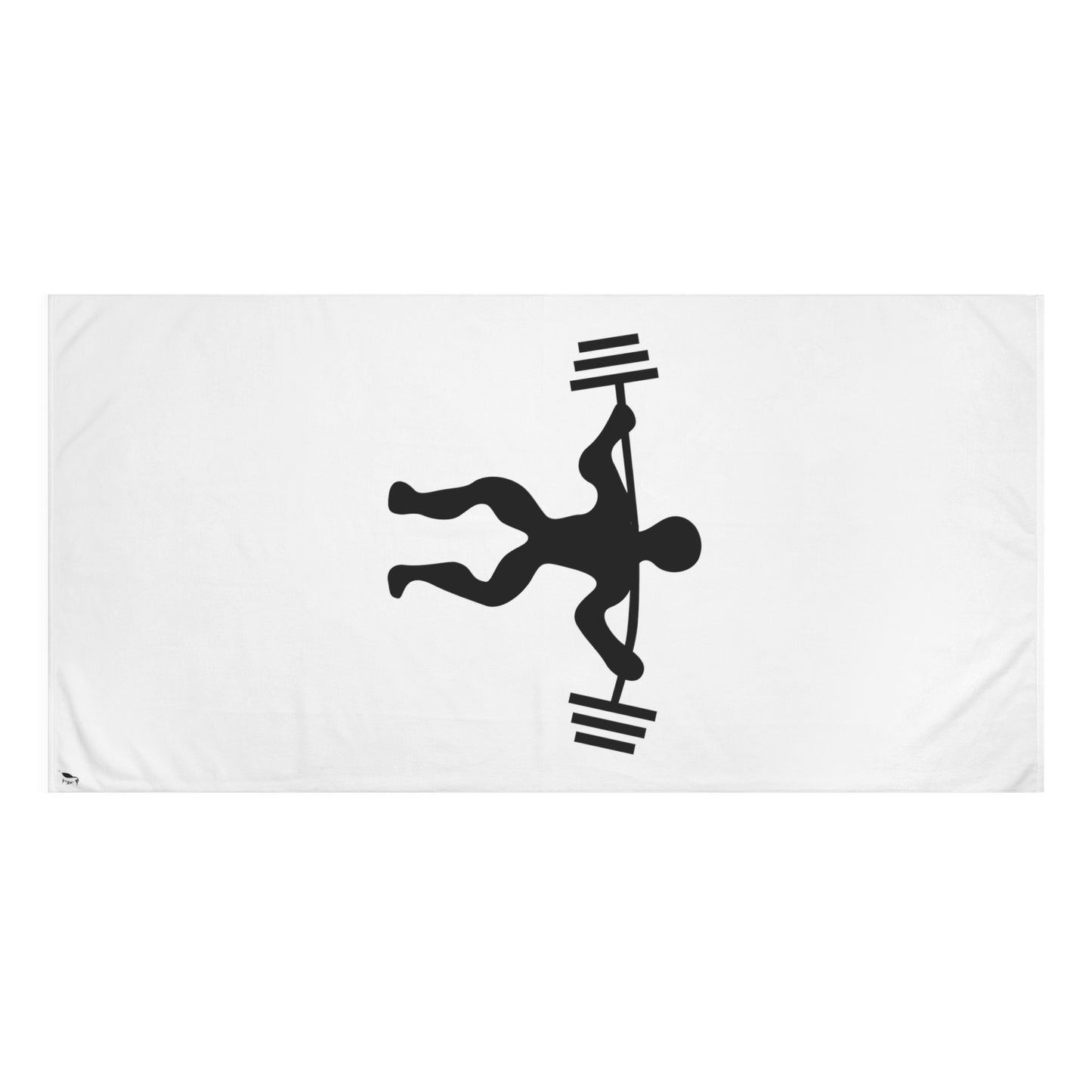 Mink-Cotton Towel: Weightlifting White