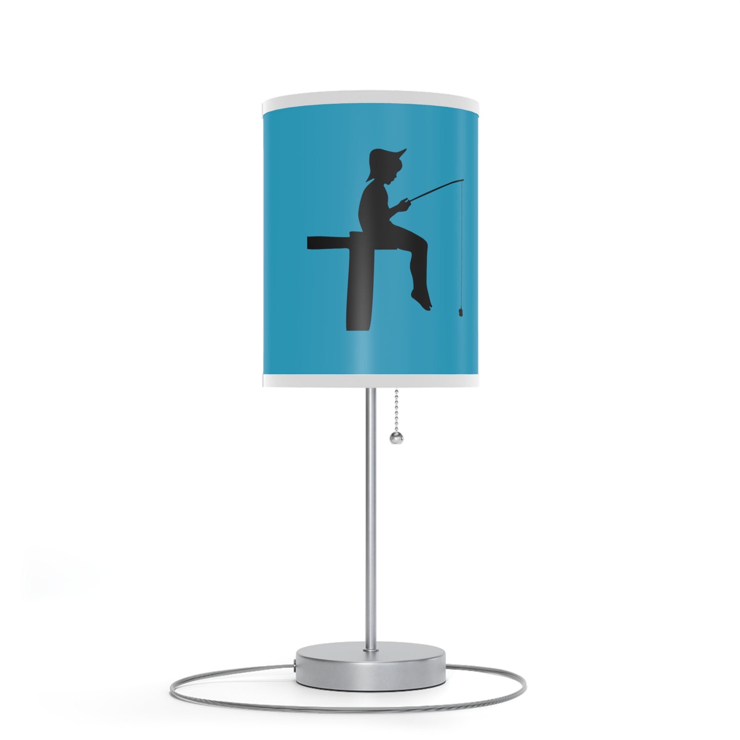 Lamp on a Stand, US|CA plug: Fishing Turquoise