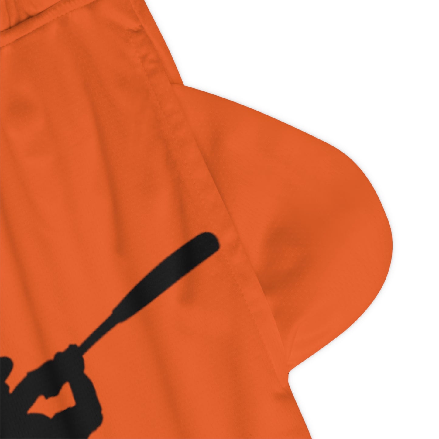 Basketball Rib Shorts: Baseball Orange