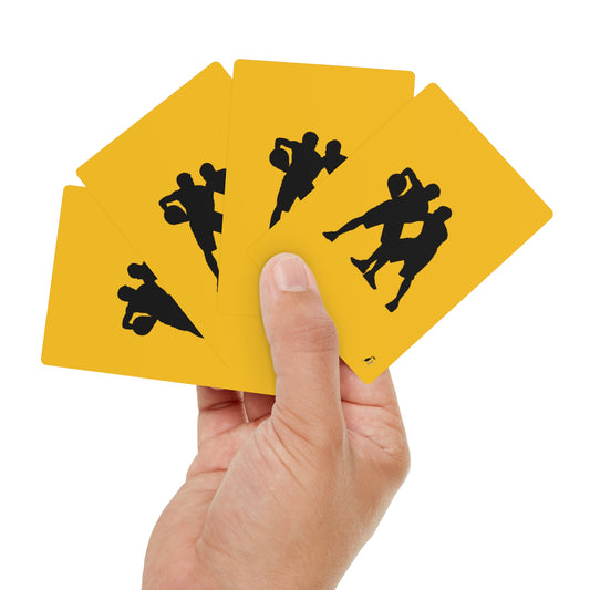 Poker Cards: Basketball Yellow