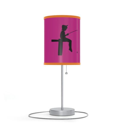 Lamp on a Stand, US|CA plug: Fishing Pink 