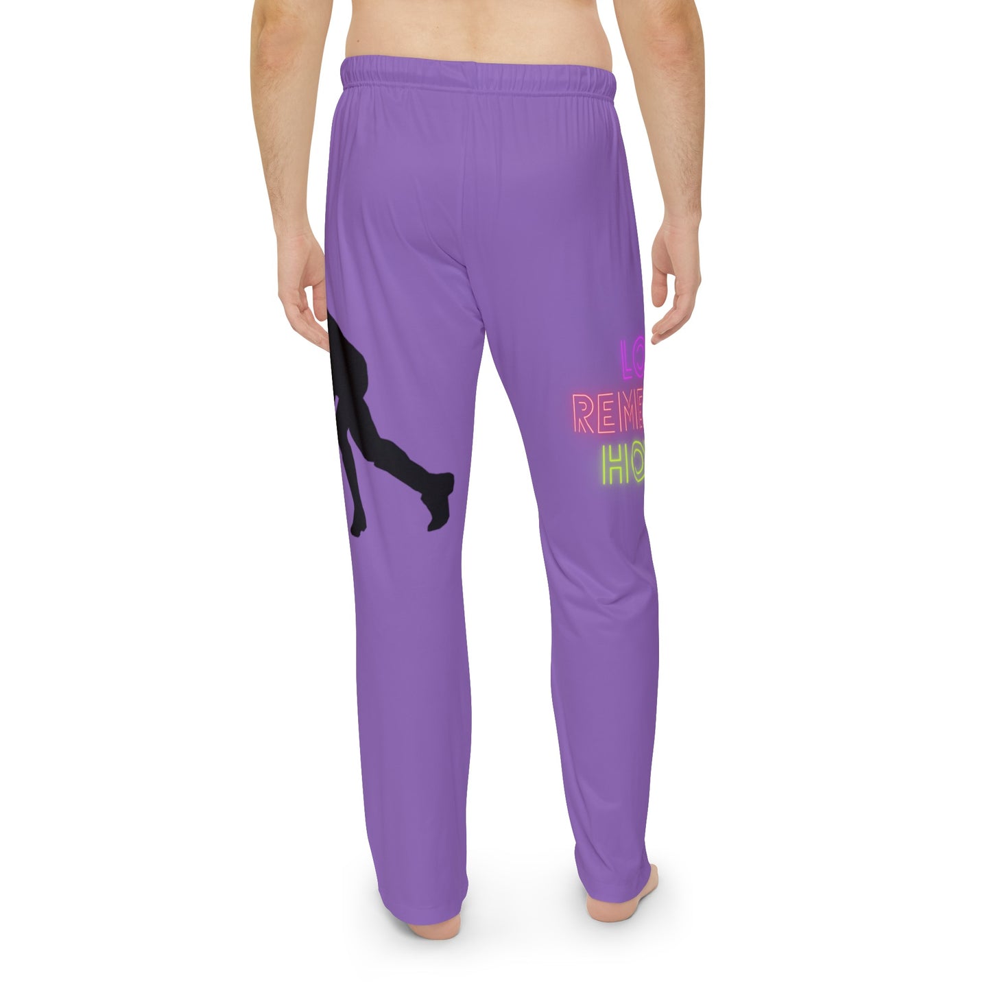 Men's Pajama Pants: Hockey Lite Purple