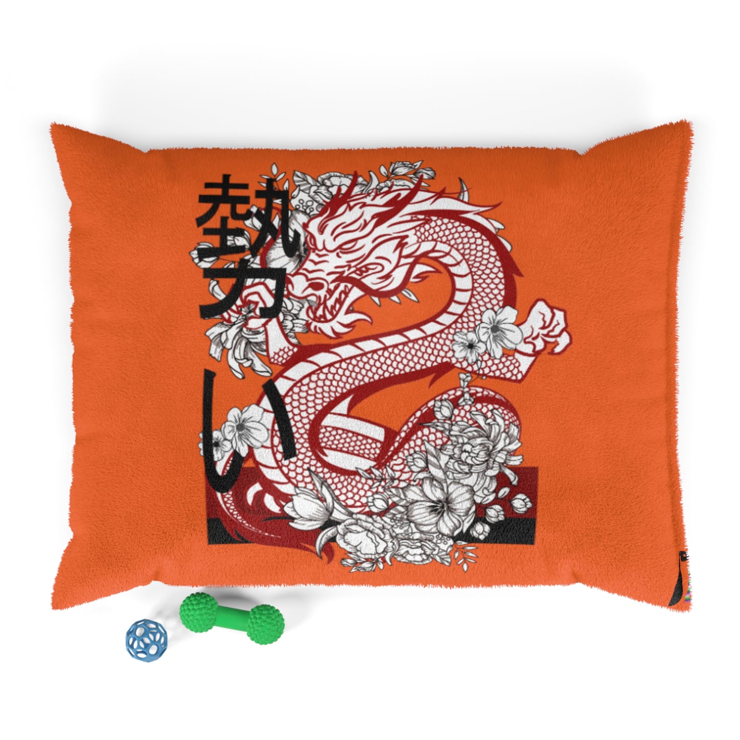 Pet Bed: Dragons Orange