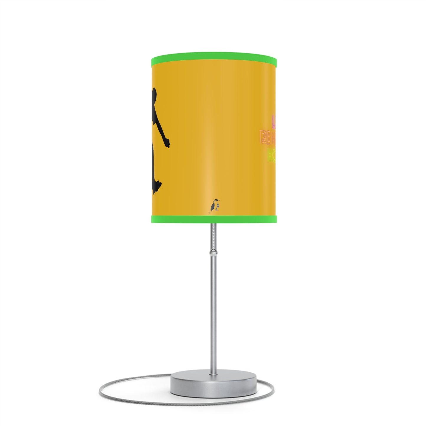 Lamp on a Stand, US|CA plug: Skateboarding Yellow